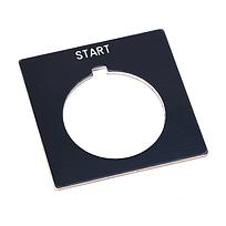 30mm 800H RUN Grey Legend Plate