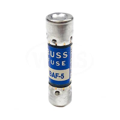 Fusible Suplementario 13/32" X 1-1/2" Tubo de Fibra Vulcanizada Acción Rápida 250Vca