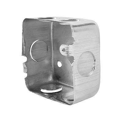 Caja Cuadrada Metalica, Tuberia 3/4A, Galvanizada - BFCC34