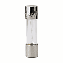 BUSSMAN Fusible Miniatura de Vidrio, Acción Rápida - BK-GMA-3A