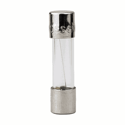 BUSSMAN Fusible Miniatura de Vidrio, Acción Rápida - BK-GMA-3A
