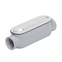 Condulet Serie 3 de Aluminio Libre de Cobre forma C-33 de 1", Tapa de Aluminio