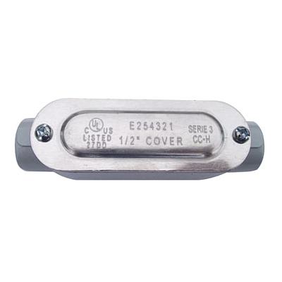 Condulet Serie 3 de Aluminio Libre de Cobre forma C-63 de 2", Tapa de Aluminio