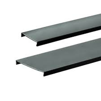 PANDUIT Cubierta de conducto, PVC, 1.5W X 6 ', negra - C1.5BL6