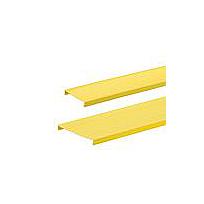 PANDUIT Fiber-Duct™ Cubierta para canal y canal ranurado, 100mm x 100mm, Amarilla - C4YL6