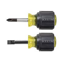 Juego de desarmadores tipo trompo de punta ranurada y Phillips de 2 piezas