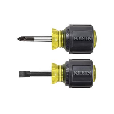 Juego de desarmadores tipo trompo de punta ranurada y Phillips de 2 piezas