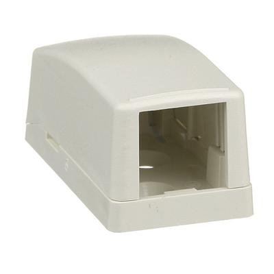 Surface Mount Box, 1 Port, Off White