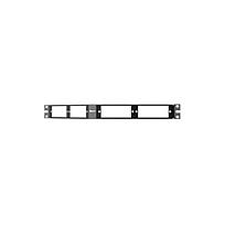 Fiber Adapter Patch Panel Angled 1 RU Fo