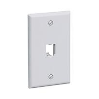 Panduit Placa Convencional de 1 Puerto, Blanco
