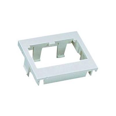 Insert, 2 Port, 1/2 Size, Flat, Off Whit