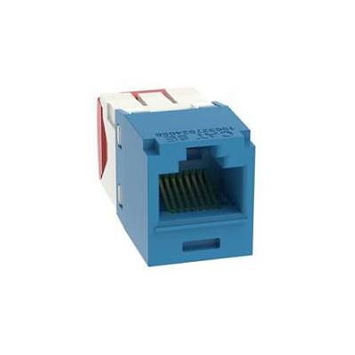 PANDUIT Conector Mini-Com™ RJ45, Categoría 5e, UTP, azul. - CJ5E88TGBU
