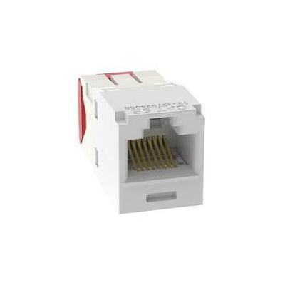 PANDUIT Conector Mini-Com™ RJ45, Categoría 5e, UTP, blanco. - CJ5E88TGWH