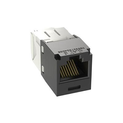 PANDUIT Mini-Com™ Conector RJ45, Categoría 6, UTP, Negro