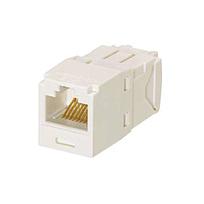 PANDUIT Conector Mini-Com™  RJ45, Categoría 6, UTP, blanco internacional. - CJ688TGIW