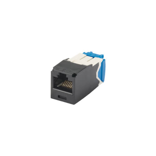 PANDUIT Conector Mini-Com™  RJ45, Categoría 6A, UTP, negro. - CJ6X88TGBL
