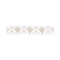 PANDUIT Montaje bridas  de Cable, Alta Temperatura, Adhesivo, .50" x .50" - ABM1M-AT-M0