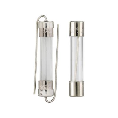 Fusible 1/4 X 1-1/4" Tubo de Vidrio Acción Rápida 250 Volts Ca (3Ag)