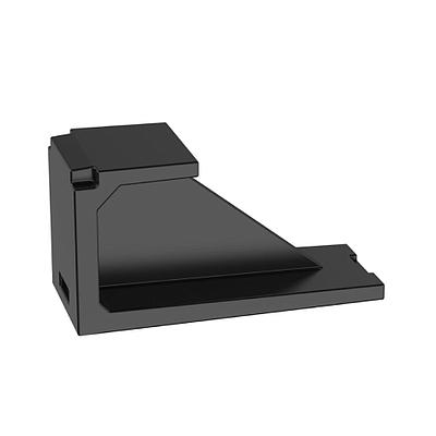 Blank Module, 1 Port,  Black
