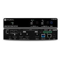 Omega 4x2 4K/UHD multiformat matrix switcher, with HDMI, USB-C, Display port, and USB pass through over HDBaseT