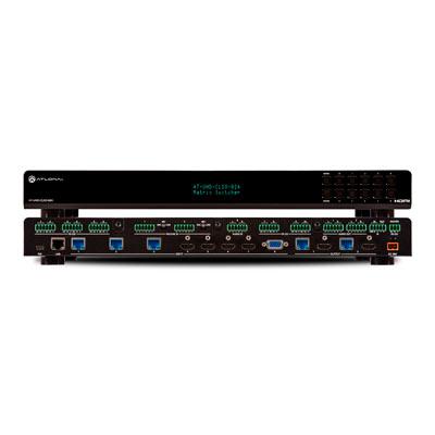 4K/UHD, 8×2 Multi-Format Matrix Switcher with Dual, HDBaseT and Mirrored HDMI Outputs