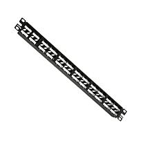 PANDUIT Panel de parcheo plano de 48 de alta densidad, metálico,  1 UR. - CPP48HDWBLY