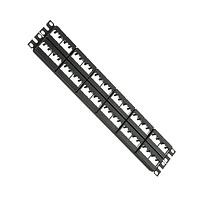 PANDUIT Panel de parcheo plano de 48 puertos en 12 módulos plásticos CFFPL4.  2 UR. - CPP48WBLY