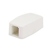 Caja para montaje en superficie Mini-Com Panduit, 1 puerto, blanco