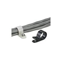 PANDUIT Abrazadera para cables de diámetro fijo, Mazo .75", Uso Intensivo, Con Tornillos M5, Blanco - CCH75-S10-C
