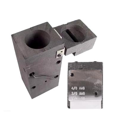 Molde Soldadura Exotérmica Tipo L, Tope de Varilla 5/8" para Cable 2/0 AWG - CTV-5/8R2/0