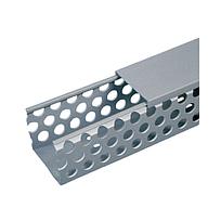 Round Hole Duct, PVC, 1.5X2X6',LGray