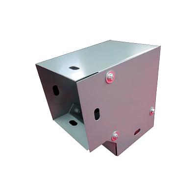 Codo horizontal de 90 grados Charofil, 100 x 100 mm, Ligero, Cal. 22 - CH-DCH90100L