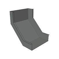 CURVA VERTICAL INT FSZ 4"X16" GAC C / TORNILLERIA