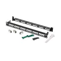 24-Port Modular Shielded Patch Panel wit