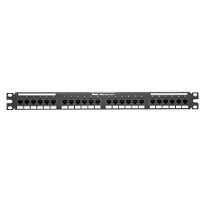 PANDUIT Panel de conexión punchdown, Cat 5e, plano, 24 - DP245E88TGY