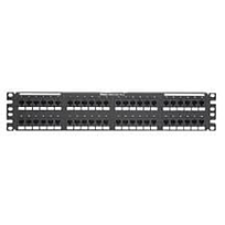 PANDUIT Panel de parcheo perforado, Cat 5e, plano, 48 - DP485E88TGY