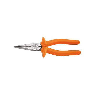 Pinza de punta cónica con corte8"aislada