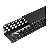 Round Hole Duct,PVC,2X4X6',Black