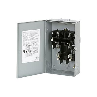 60A/2P GD Fusible Safety Switch w/Neut 240V Nema 3R