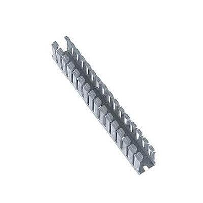 PANDUIT Panduct™ Conducto de Cableado en Ranuras Estrechas Tipo F, 0.75 de ancho x 1.5 de alto, de 6" de largo, de PVC, Gris Claro - F.75X1.5LG6