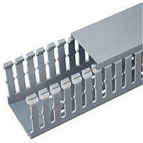 PANDUIT Conducto ranurado estrecho, PVC, 1.5 X 1.5 X 6 '- F1.5X1.5LG6
