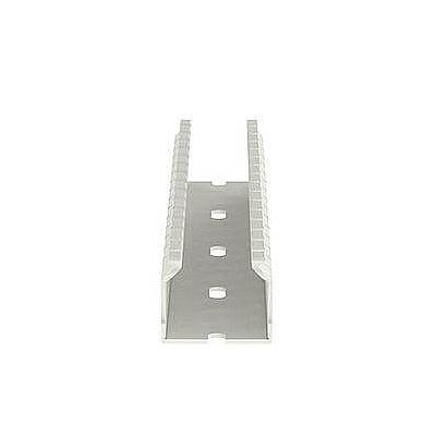 PANDUIT Panduct™ Conducto de cableado en ranuras estrechas tipo F, 1 de ancho x 1 de alto, de 6" de largo, PVC, Blanco - F1X1WH6