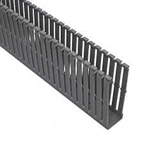 PANDUIT Conducto ranurado estrecho, PVC, 1 X 4 X 6 ' - F1X4LG6