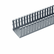 PANDUIT Conducto ranurado estrecho, adhesivo, PVC, 2 "X - F2X2LG6A