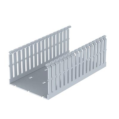 Narrow Slotted Duct, PVC, 4 X 2 X 6'