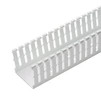 Conducto de cableado base Panduct, blanco, PVC, 4" X 4" X 6' - F4X4WH6