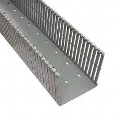 PANDUIT Conducto ranurado estrecho, PVC, 4 X 5 X 6 - F4X5LG6