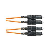 PANDUIT Cable Fibra Óptica OM2 SC Macho, 3 Metros, Naranja - F523RSNSNSNM003