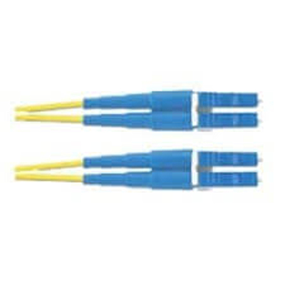 PANDUIT OS2 de 2 fibras, Cable de conexión UTP dúplex LC a dúplex LC, con clasificación de cable para distribución vertical (OFNR), cable con camisa de 16mm, IL estándar de 4 metros - F92ERLNLNSNM004
