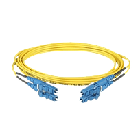 PANDUIT OS2 de 2 fibras, Cable de conexión UTP dúplex LC a dúplex LC, con clasificación de cable para distribución vertical (OFNR), cable con camisa de 1.6mm, IL estándar de 8 metros - F92ERLNLNSNM008
